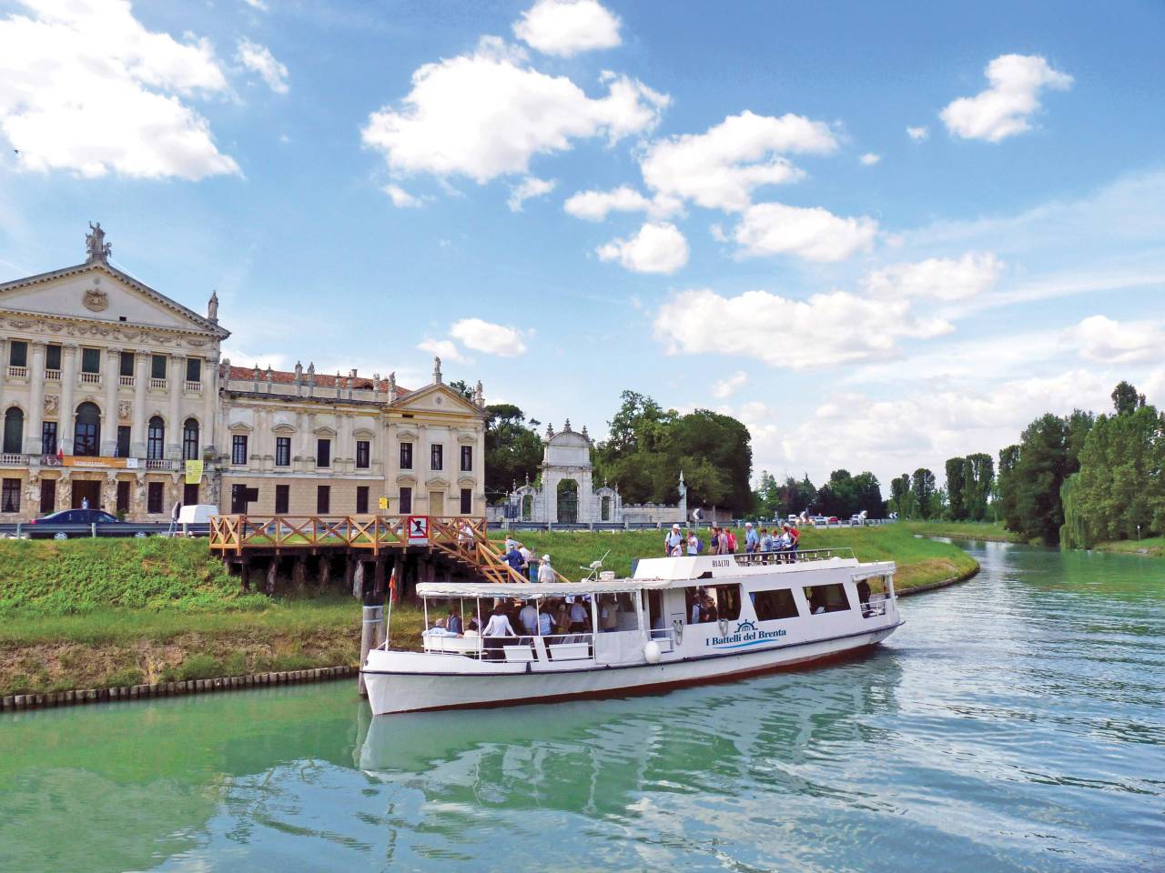 La navigazione tra le VILLE DEL BRENTA e la città di PADOVA